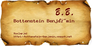 Bottenstein Benjámin névjegykártya